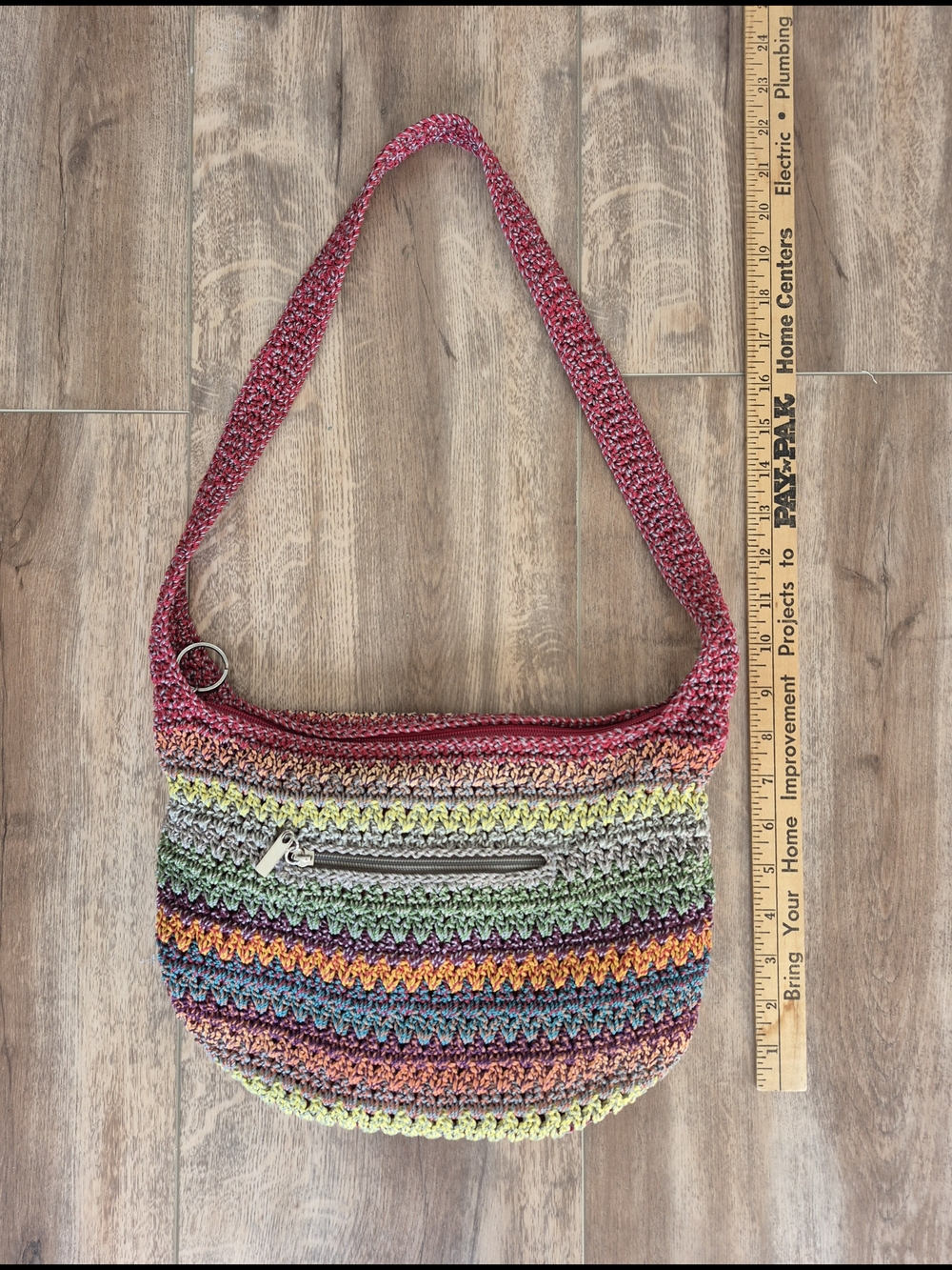 The Sak Multicolor Crochet Shoulder Bag - Casual Women’s Boho Purse - Picture 5 of 8
